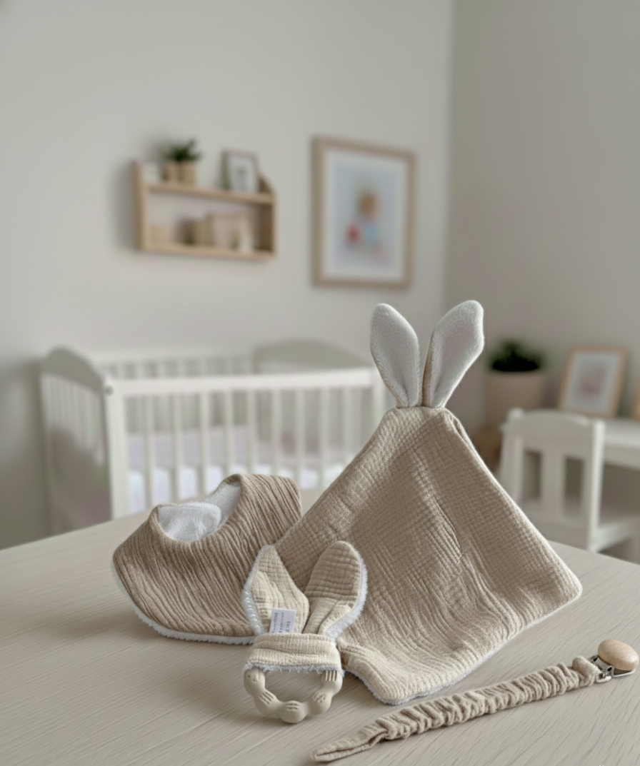 Pack regalo bebe Camel Pack Regalo Bebé – Color Camel - Imagen 1