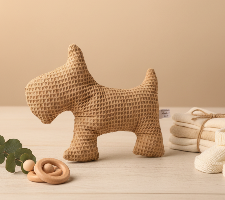 Peluches de perritos 🐶 Peluche de Perrito Camel - Imagen 1