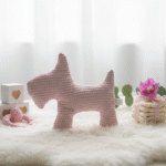 🐶 Peluche de Perrito Rosa palo