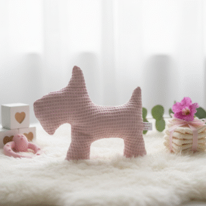 🐶 Peluche de Perrito Rosa palo