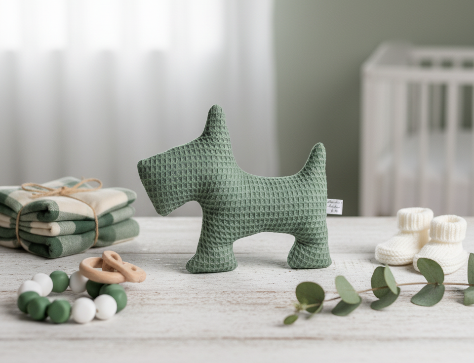 perritos 🐶 Peluche de Perrito Verde - Imagen 1