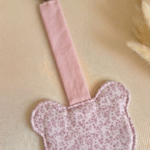 Chupetero con funda de algodón