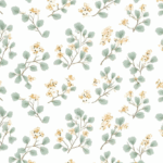 Algodón Estampado – Eucalipto & Miel