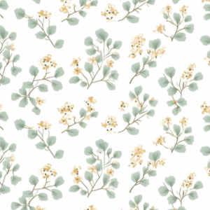 Algodón Estampado – Eucalipto & Miel