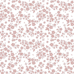 Algodón flores rosas