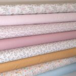 fotos de las telas, pack mediano, 8 estampados florales