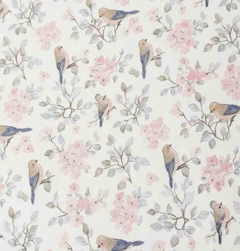 Tela Algodón pajaritos, pajaros Tela Algodón pajaritos, pajaros