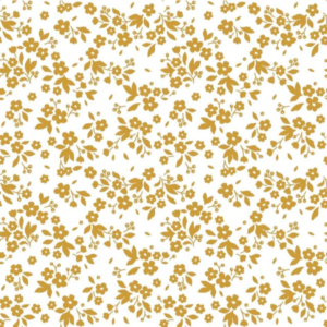 Jardín Gold telas florales