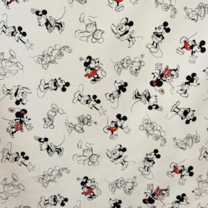 Telas-de-algodon-coralinas-muselinas-y-doble-gasas, Mickey, Disney, harry potter, Peppa pig, doraemon,